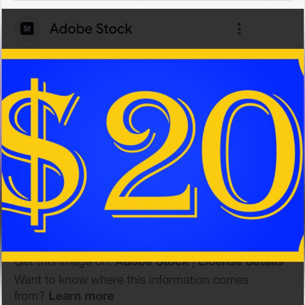 20$ unlisted